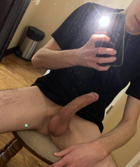 Shaved cock and balls