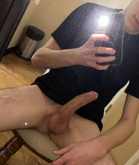 Shaved cock and balls